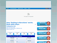 Tablet Screenshot of aparcarenbarcelona.com